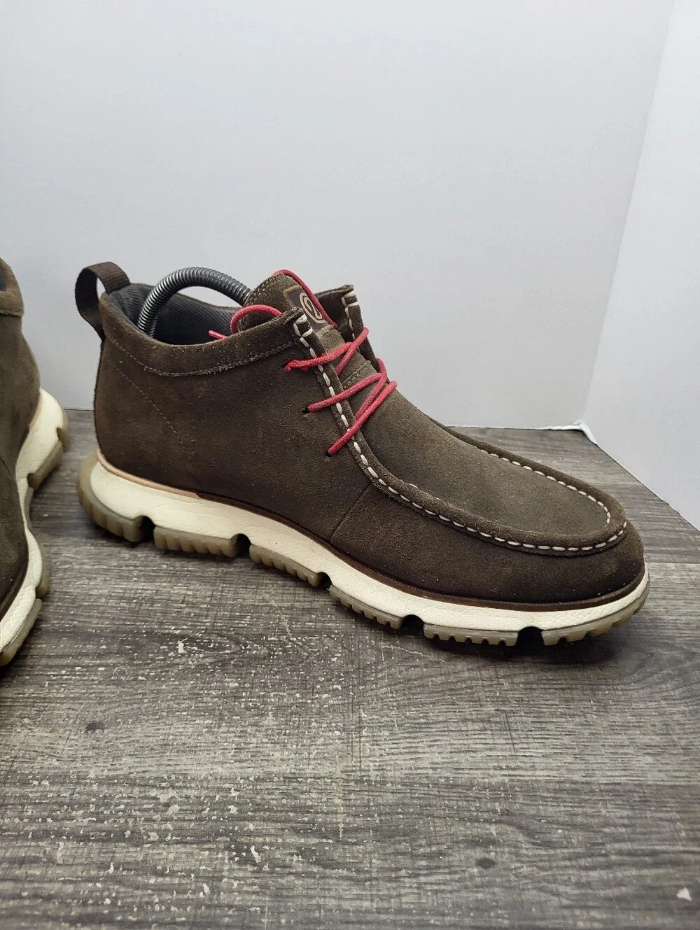 Cole Haan 4.Zerogrand Premium Mens Leather City Chukka Boots Brown Mens Sz 10